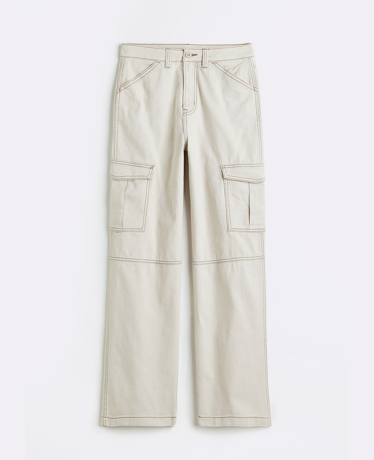 Solid Cargo Pant