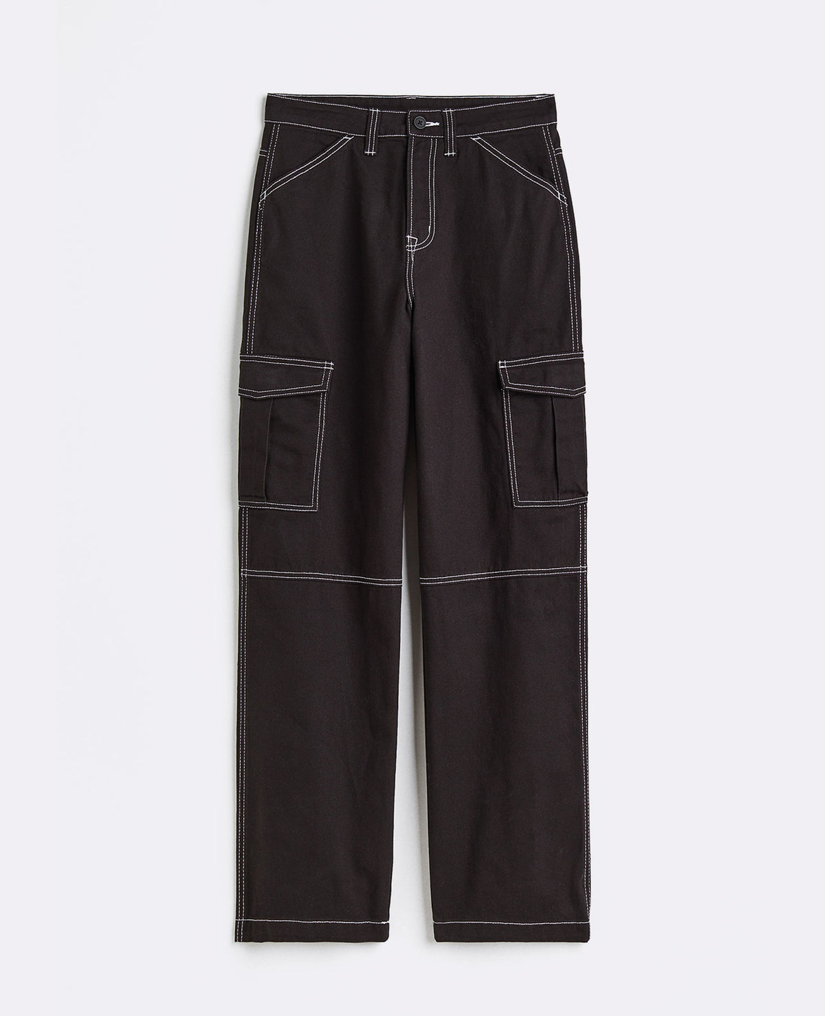 Solid Cargo Pant