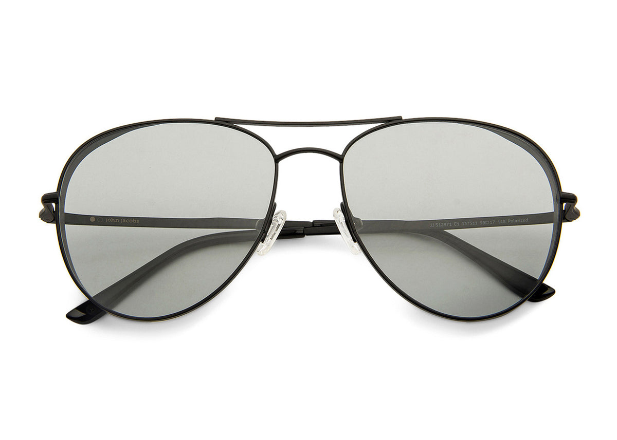 Lunettes de soleil pilote noires