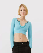 Long Sleeve Top - Blue