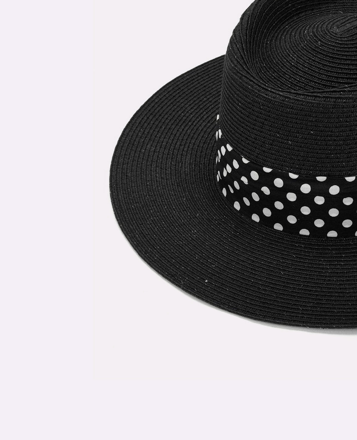 Polka Pot Band Straw Hat