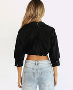 Long Sleeve Top Black