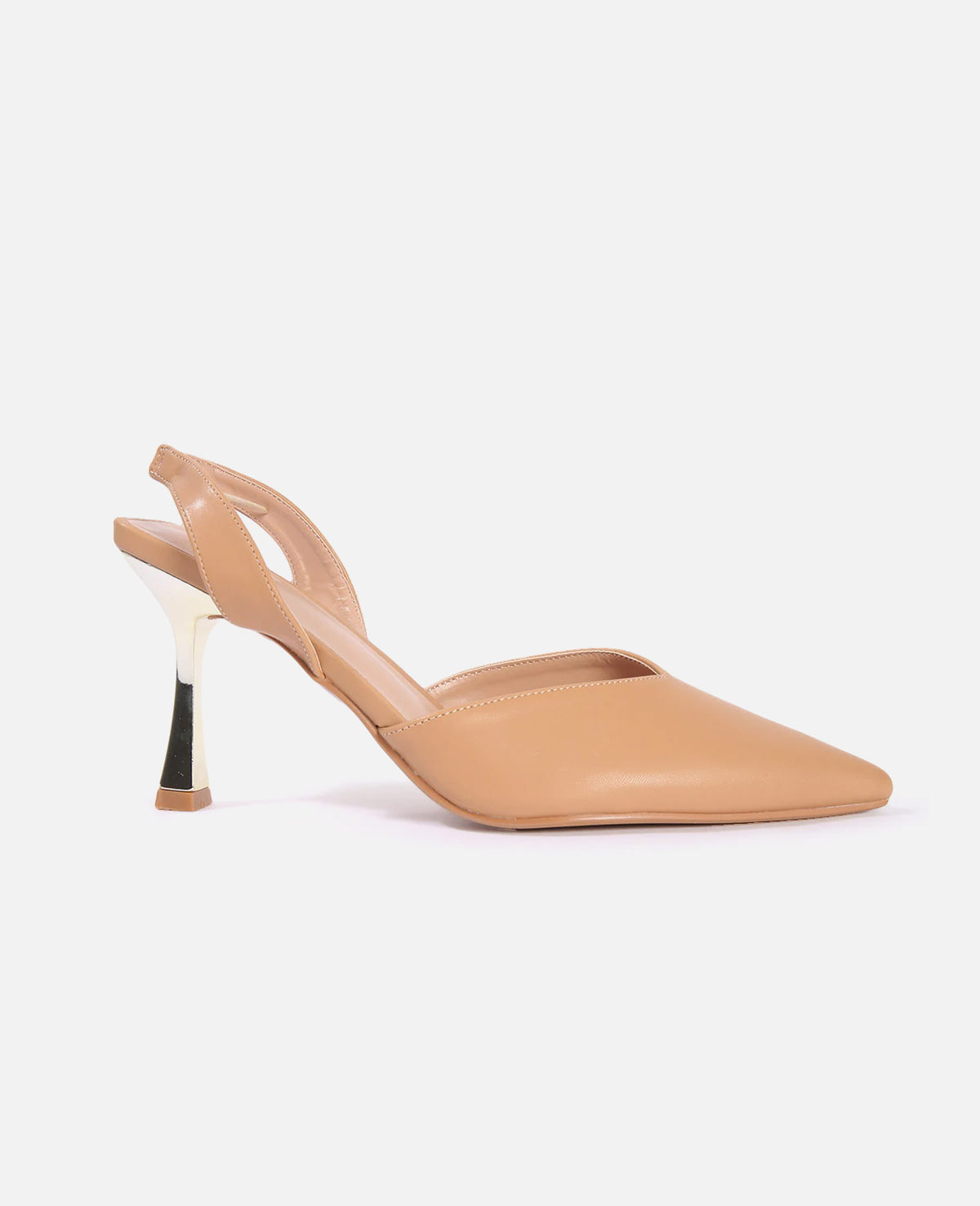 Slingback mit spitzer Zehenform