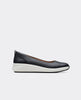 Zehen-Slip-On-Schuhe Schwarz