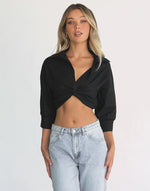 Long Sleeve Top Black