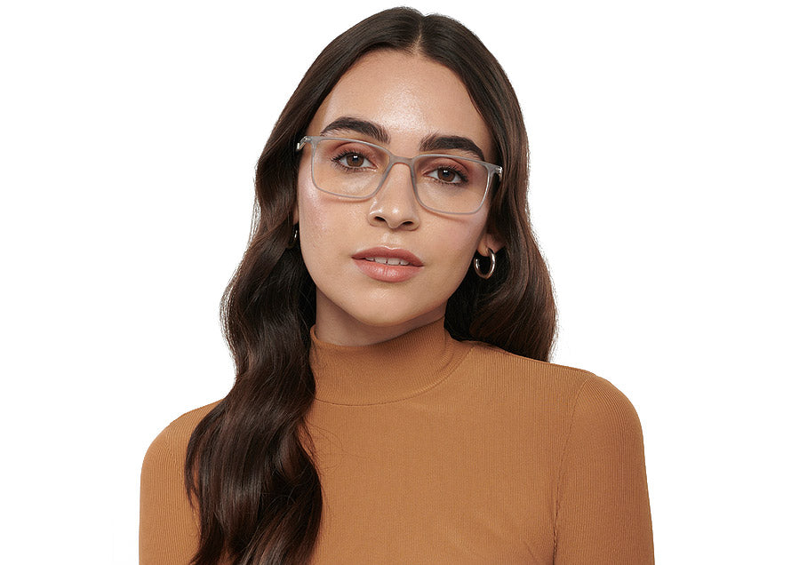 Lunettes de vue pleine monture transparentes 